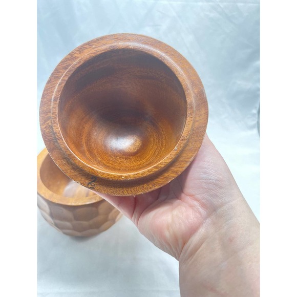 VTG carved wood pineapple - Picture 10 of 12